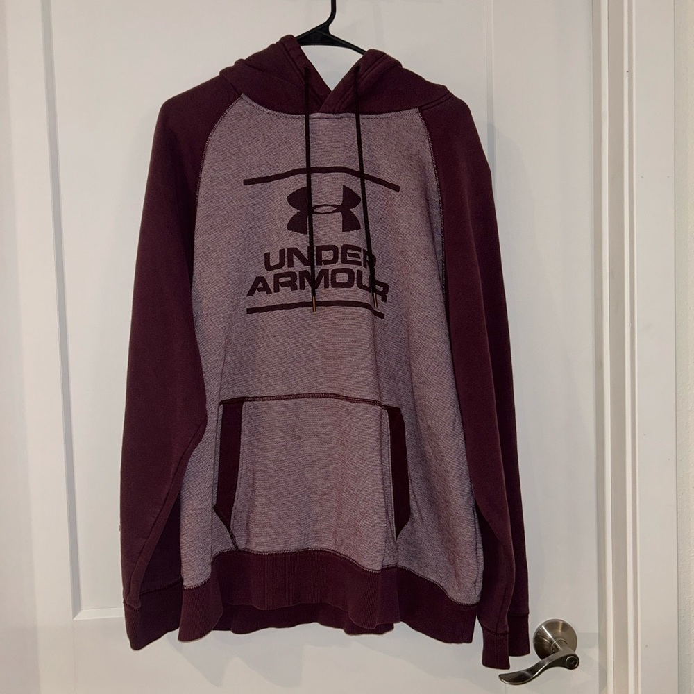 Under Armour Red Sweater with Graphic Design